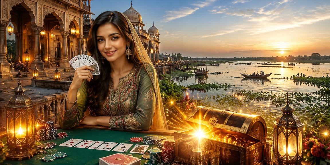 ময়মনসিংহে ঈদ উৎসবে পোকার গেম উপভোগ করছেন খেলোয়াড়রা
