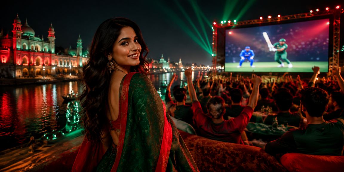 সোনারগাঁওয়ে লাল-সবুজ পোশাকে ক্রিকেট বেটিং বিশ্লেষণ করছেন খেলোয়াড়